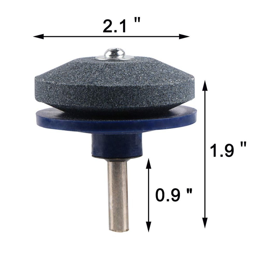50mm Rasenmäihr Spitzer Rasenmäihr Klinge Spitzer Universal- Schleifen Dreh Bohrer schneiden Messer Schärfen Stein Werkzeuge Garten