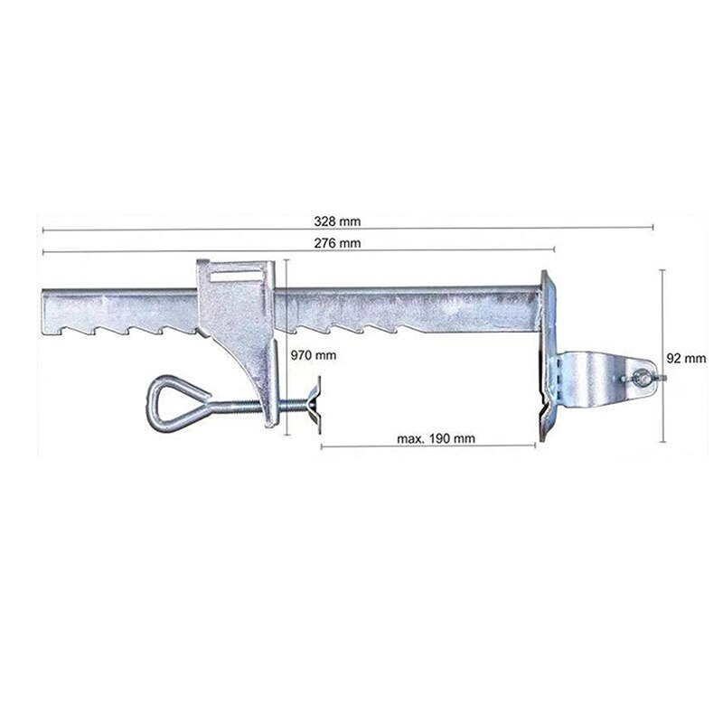 Pince de fixation pour Parasol, en métal Durable, robuste, pour Parasol, pour Parasol, pour Parasol, fourniture de jardin