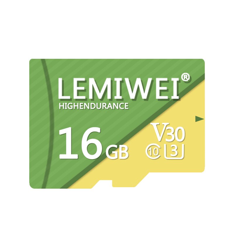 Lemiwei tf cartão de memória, de alta duração, 16gb, 32gb, 64gb, 128gb, v30 segundo: 16GB