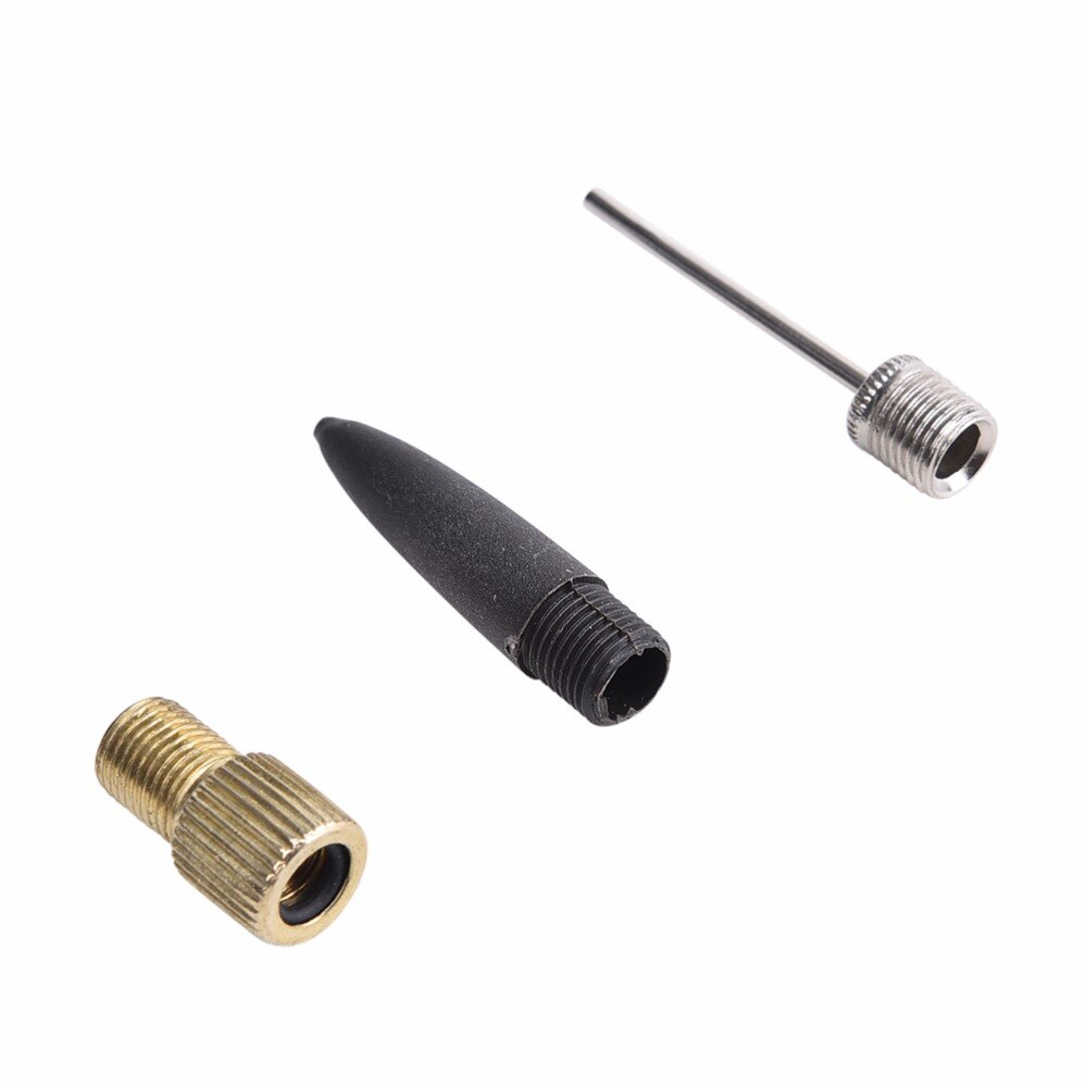 3Pcs/set Bike Pump Adapter Converter Connector Air Pump Adapter Valve For Bicycle Tires Most Inflatable Ball Football