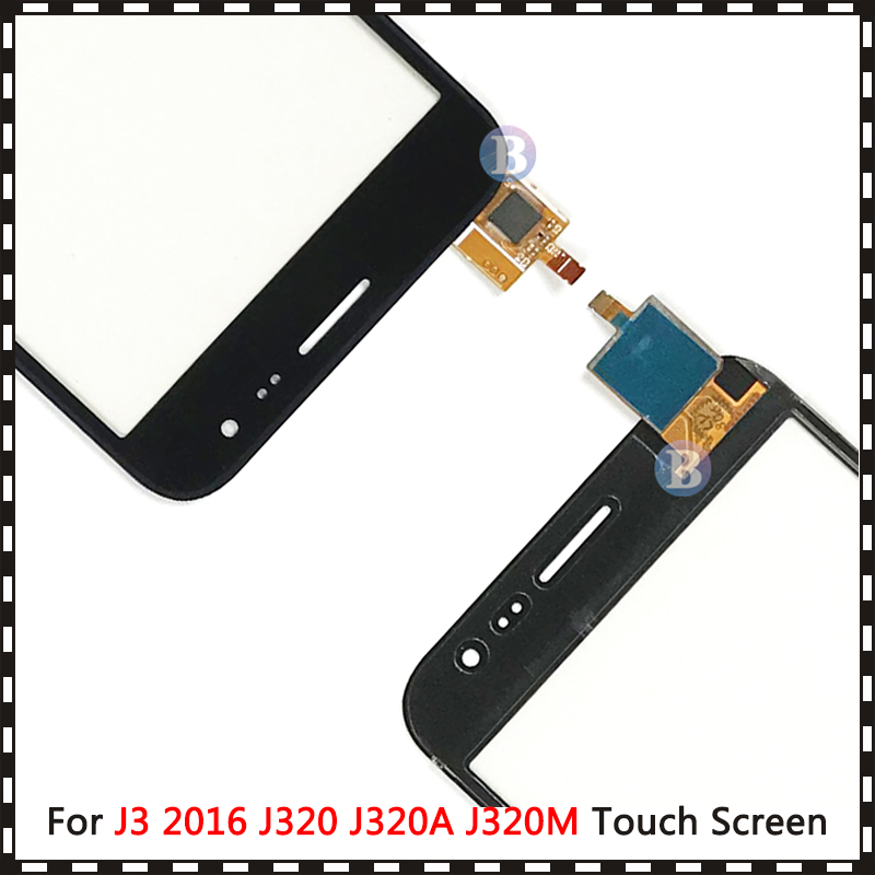 5.0" For Samsung Galaxy J320 J3 J320A J320M J320P J320 Touch Screen Digitizer Sensor Glass Lens Panel