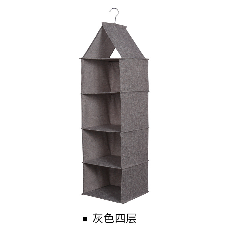 KRYMSON Sac De Rangement Suspendu 24 Compartiments En Maille - Organisation Porte Multifonction Noir