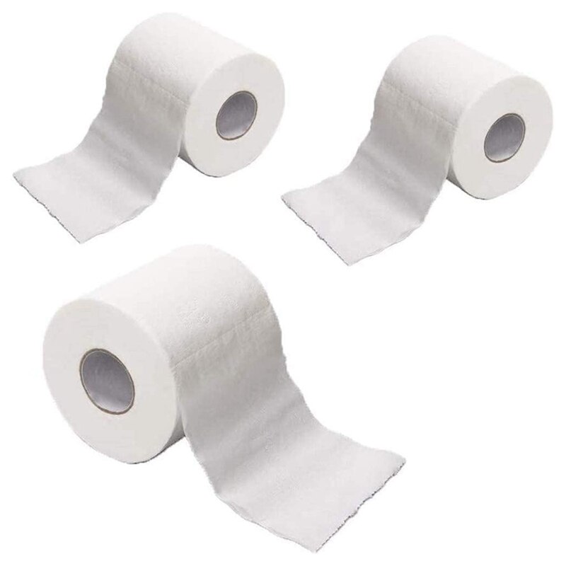 10 rollen Weiß Wc Papier Rolle, Seidige Glatte Weiche 4-Lage Wc Papier, Wc Rolle Gewebe, starke und Hoch Saugfähigen