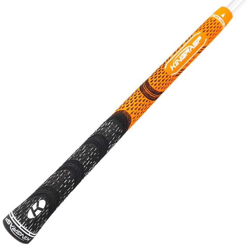 KINGRASP Golf Rubber Grip Ironwood Handle 9 colors for your choice of standard specifications for men/women: orange-standard