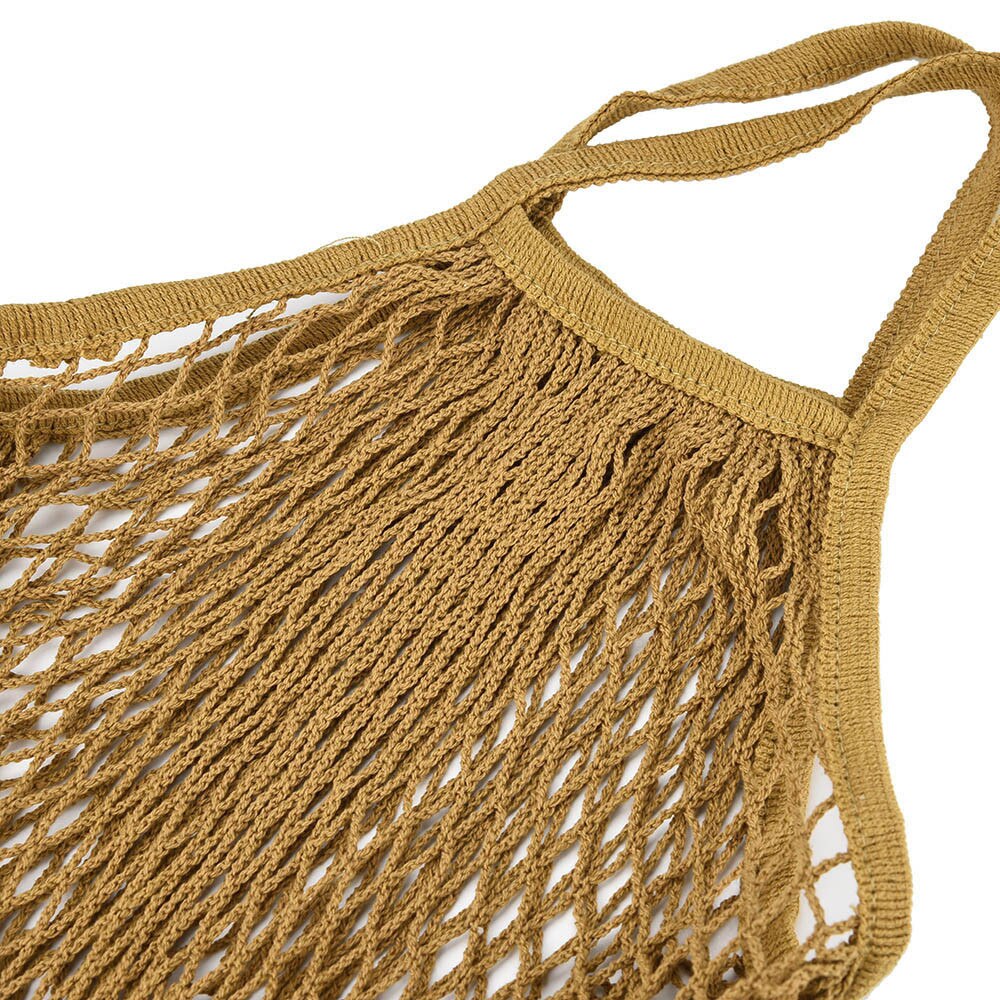 netting handlepose gjenbrukbar streng frukt oppbevaring håndveske totes kvinner shopping mesh nett vevd veske butikk dagligvare tote bag