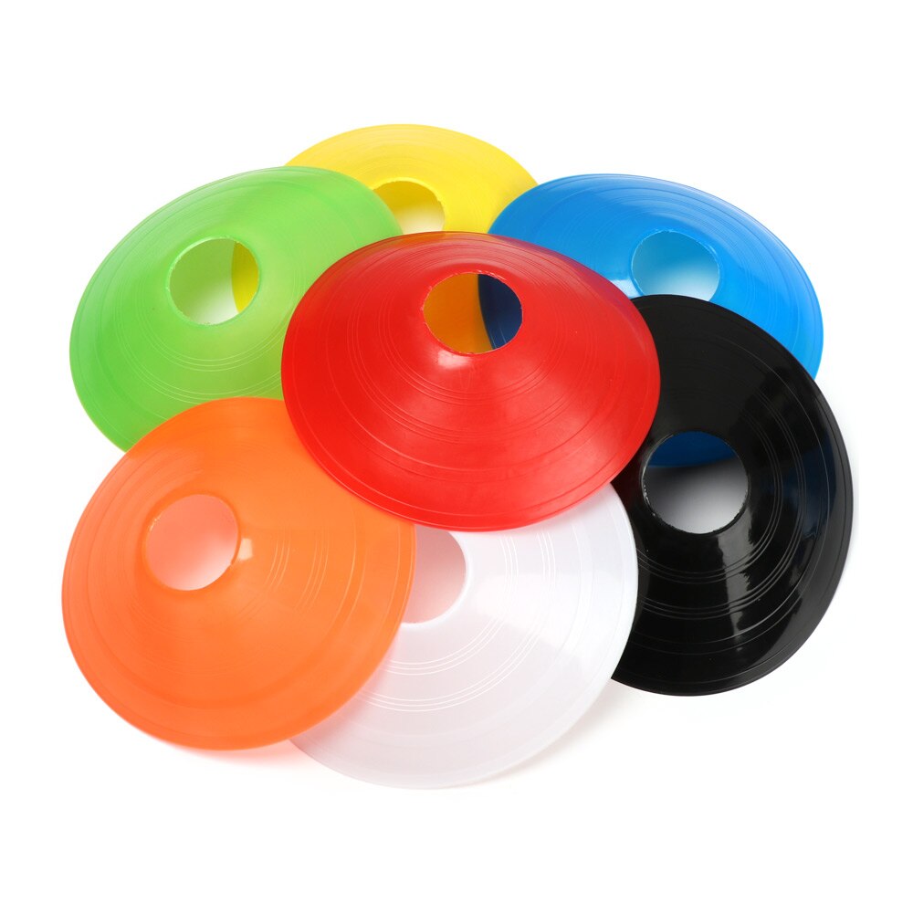 5Pcs Outdoor Sports Football Speed Training Disc Cone Inline Skating Cross Track Marker Soccer Cross Speed Training Marking Cup