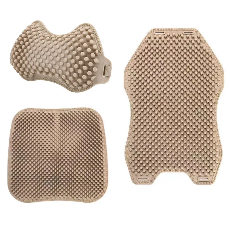 Juego de 3 piezas de cojines para coche, almohadas de silicona para coche, reducción de presión y cómoda protección para el cuello, reposacabezas: Rojo rosado