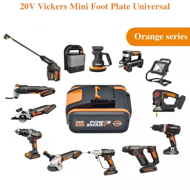 För worx 20 v 4.0/6.0/8.0/10.0ah litiumbatteri, laddningsbart,  wa3553 wa3551 wa3553.1 wa3570 för alla worx elektriska och trädgårdsverktyg