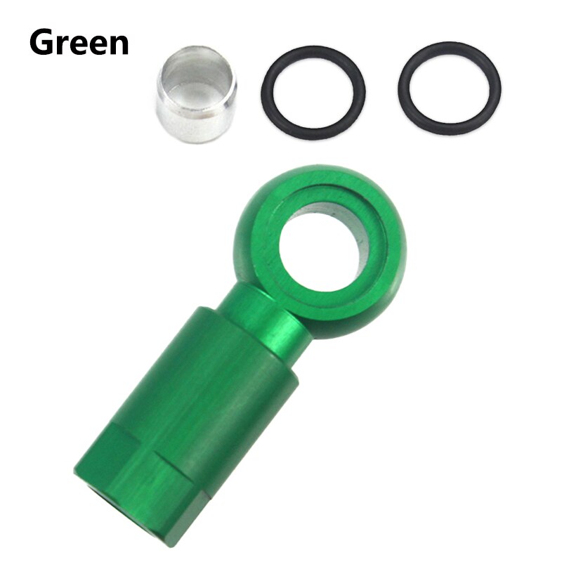 Bicycle Hydraulic Disc Brake Tubing Set Olive Head Connector Five-wire Body BH90 For SLX XT Cycling Brake Accessories: green