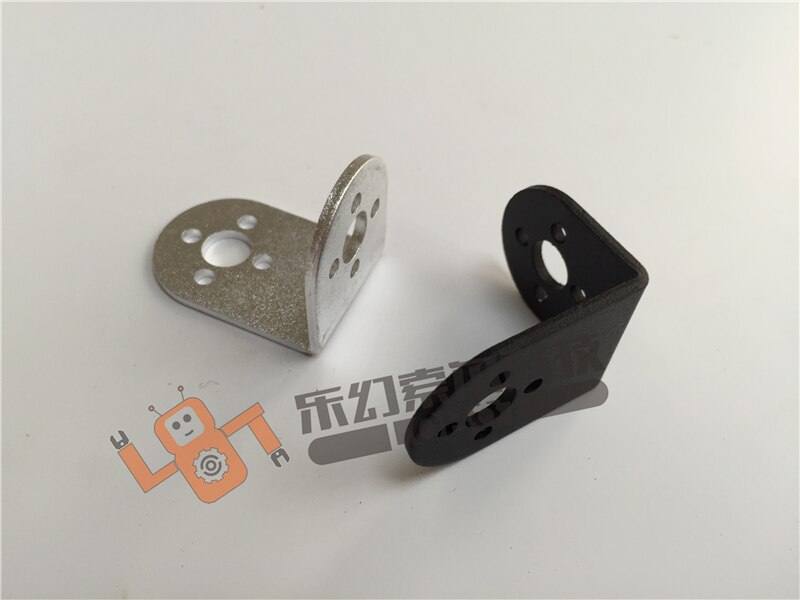 2Pcs/Lot L Style Servo Bracket Mount for Robot /Gimbal / Merchnial Arm Servo Steering Gear Accessories