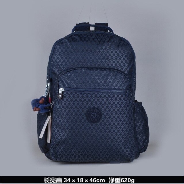 Mochila de nailon con de Mono para mujer, bolso de hombro de colegio, de viaje, Original, 100%
