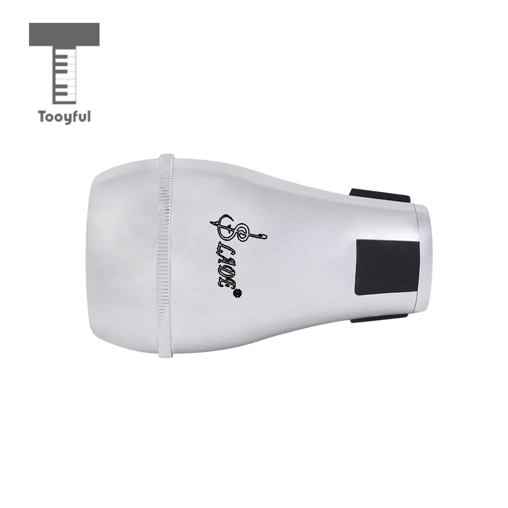 Tooyful duurzame oefendemper voor rechte demper, sourdine voor alt-tenortrombone, accessoire zilver