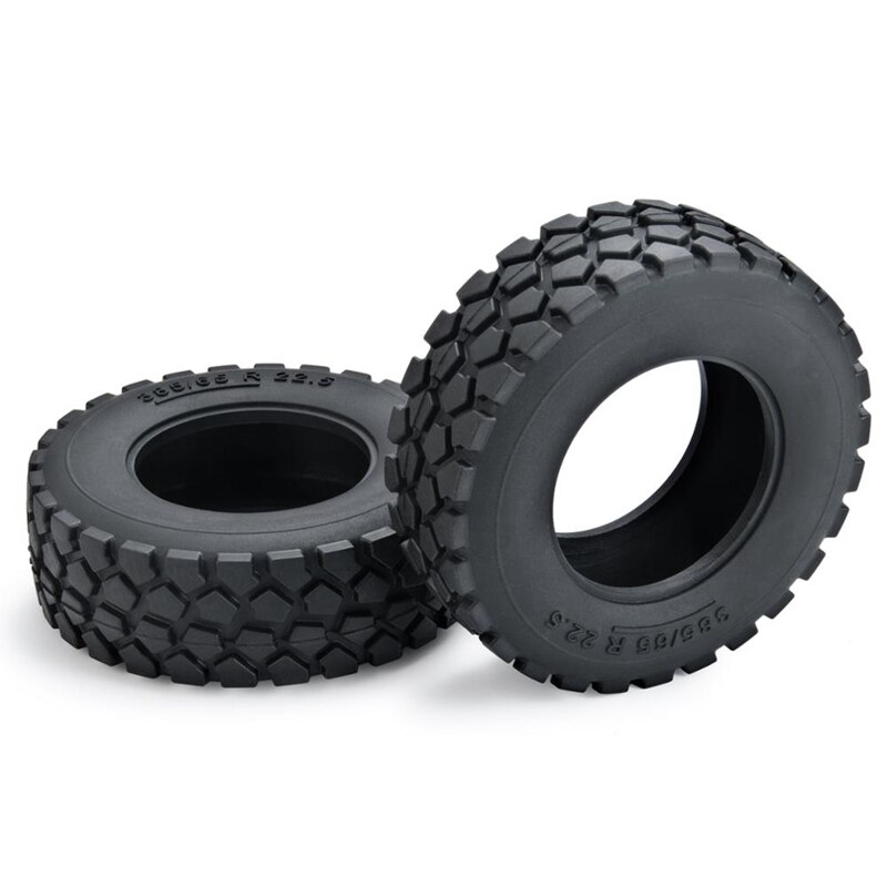 4 Stuks Rubber All-Terrain Banden Wheel Banden Dikker Verbreden 30Mm Voor 1/14 Tamiya Tractor Truck Rc Auto