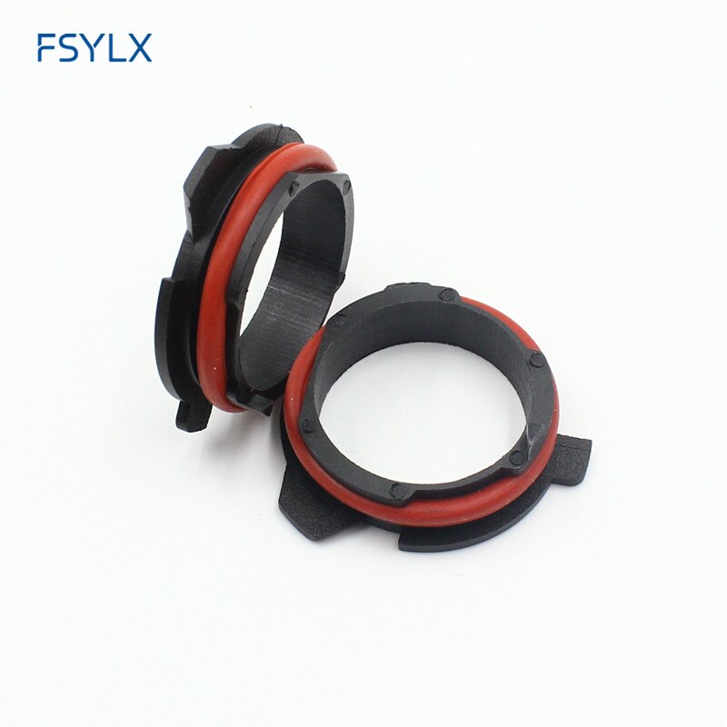 Fsylx  h7 led adapter til bmw 5 serie  e12 e28 e34 e39 e60 e61 f10 f11 bil  h7 led forlygte pærer adapter base holder  h7 adaptere