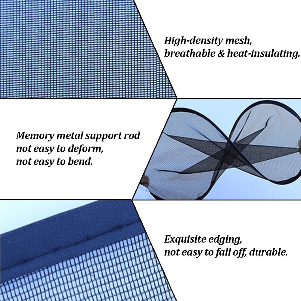 Car Window Sunshade Cover Universal Windshield Sun Shade Curtain Block Car Window Front Rear Side Glass Sunshade Shield Screen