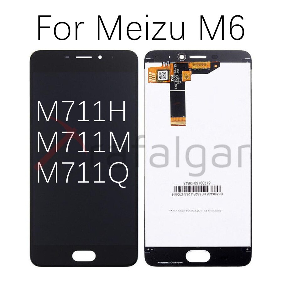 Voor Meizu M6 Lcd Touch Screen Digitizer M711H M711M M711Q M712H M712Q M811Q 6T M6S S6 Lcd Voor meizu M6T Lcd-scherm