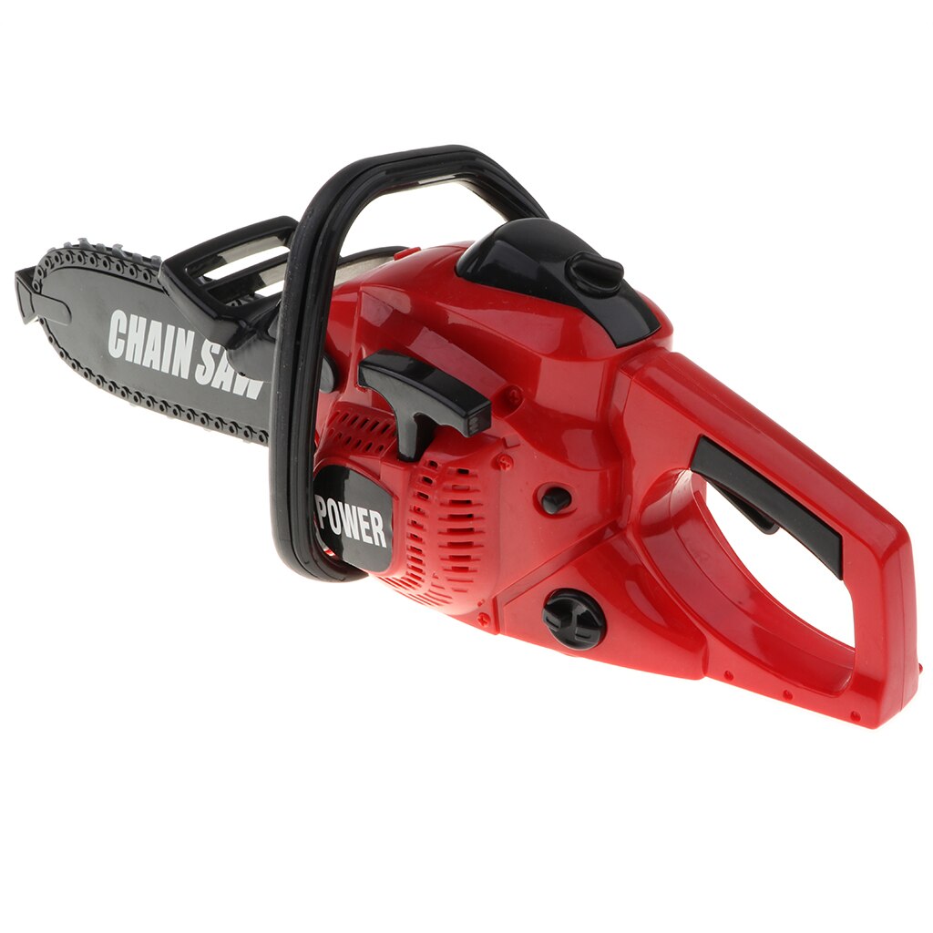 Kids Power Construction Tool Electric Chainsaw Toy with Real Engine Sound