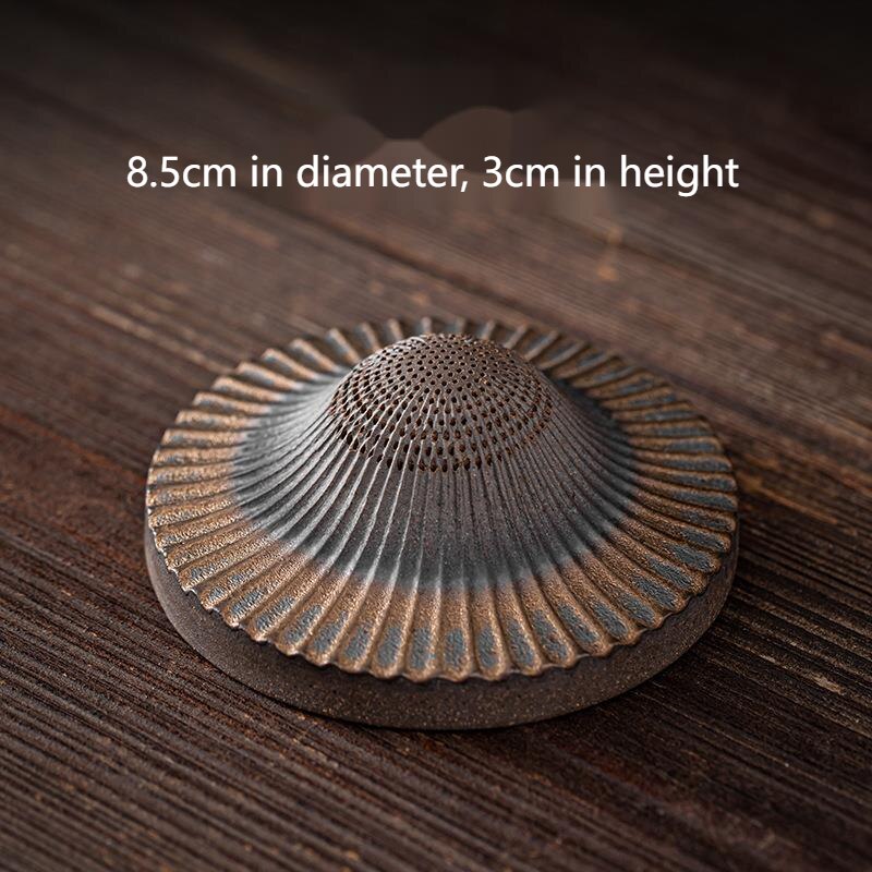 Keramische Filter Theezeven Groep Visser Monnik Hoed Thee Venkel Thee Filter Thee-ei Lekkende Thee Kung Fu Thee Set thee Service: Hat Filter