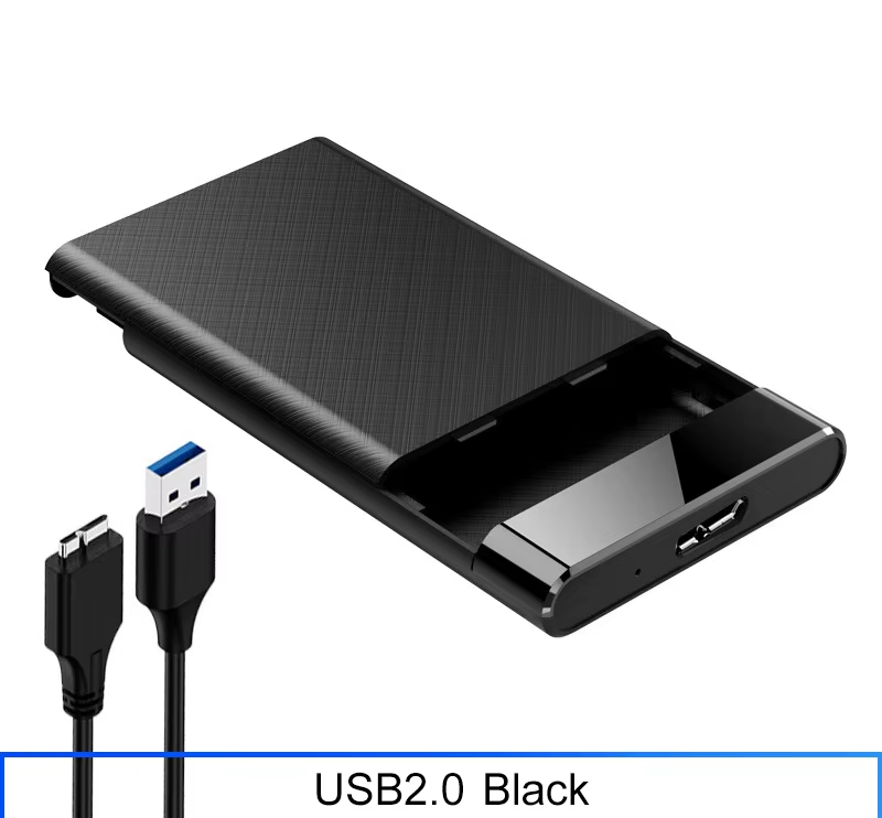 USB 3.0 HDD-behuizing 2,5-inch SATA externe harde schijfbehuizing 2,5 inch SSD 5 Gbps hogesnelheidstransmissie Ondersteuning Venster Mac Android: Blauw