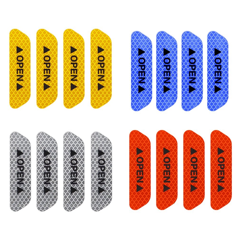 Safety Reflective Sticker For Car Warning Sticker Open Sticker For Wheel Eyebrows Opening Sticker Diamond Reflective Sticker
