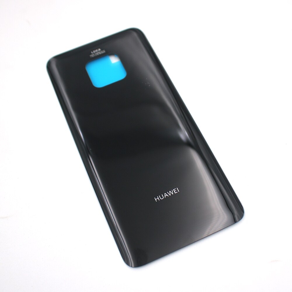 Originele Huawei Mate 20 Pro Glas Behuizing Cover Vervanging Back Achterklep Battery Case Behuizing Cover Voor Mate20 Pro Reparatie deel: Black