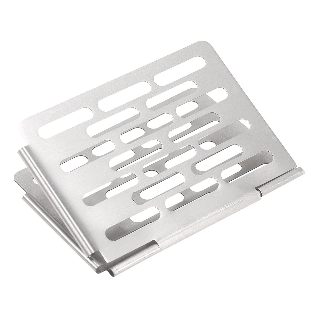 Mini rostfritt stål fällbar grillkorg bärbar grillkorg galler galler picknick grill camping spis tillbehör