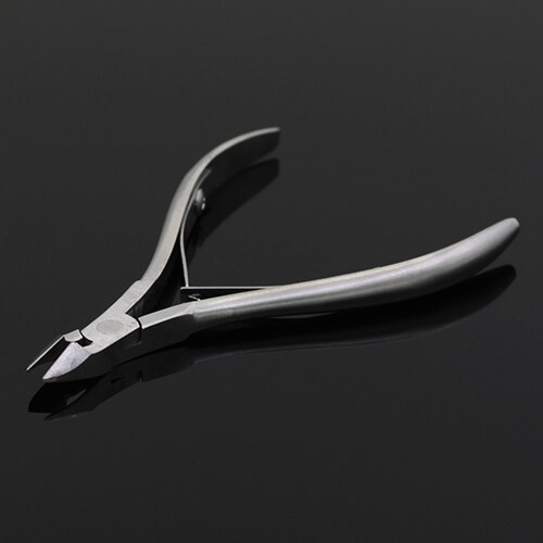 Rvs Nail Art Vinger Cuticle Nipper Clipper Manicure Tang Cutter Tool: Default Title