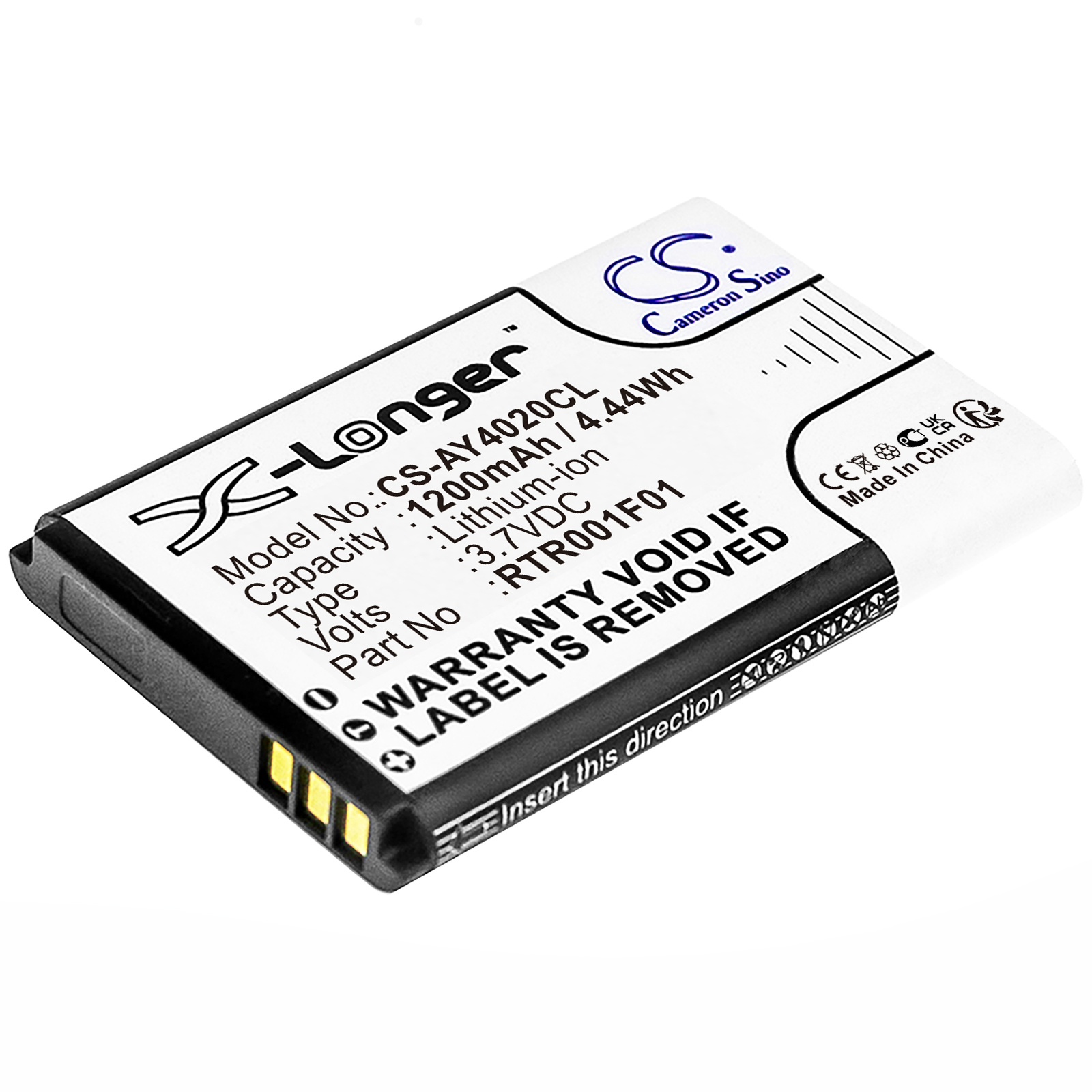 Bateria do telefonu bezprzewodowego 1200 mAh / 4,44 Wh do Funktel A051 Mitel51015404 Nortel690104 RTX10000058 Uniden1000060: Default Title