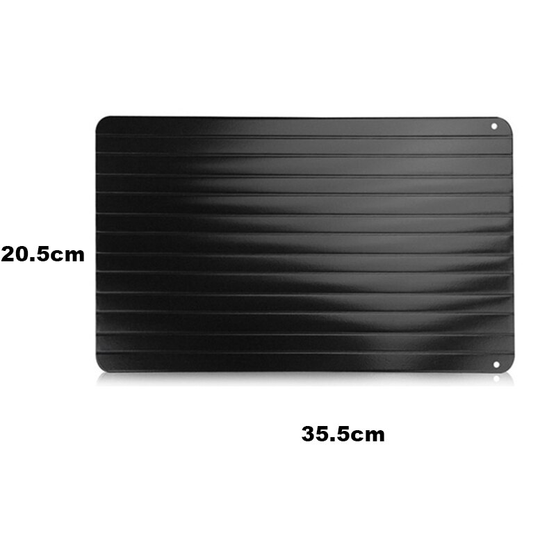 Fast Defrosting Meat Tray Metal Plate Defrosting Tray Safe Thawing Frozen Meat Fish Sea Food Kitchen Cook Gadget Tool: L