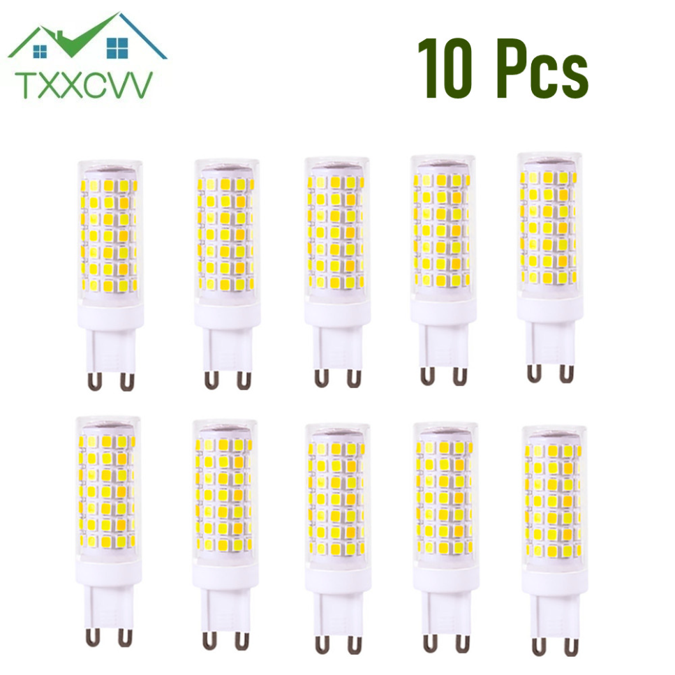 10 Stück hellste G9 LED-Lampe AC220V 3 W 5 W 7 W Keramik SMD2835 LED-Birne warm/Kaltweiß Strahler ersetzen Halogenlicht Ich bin