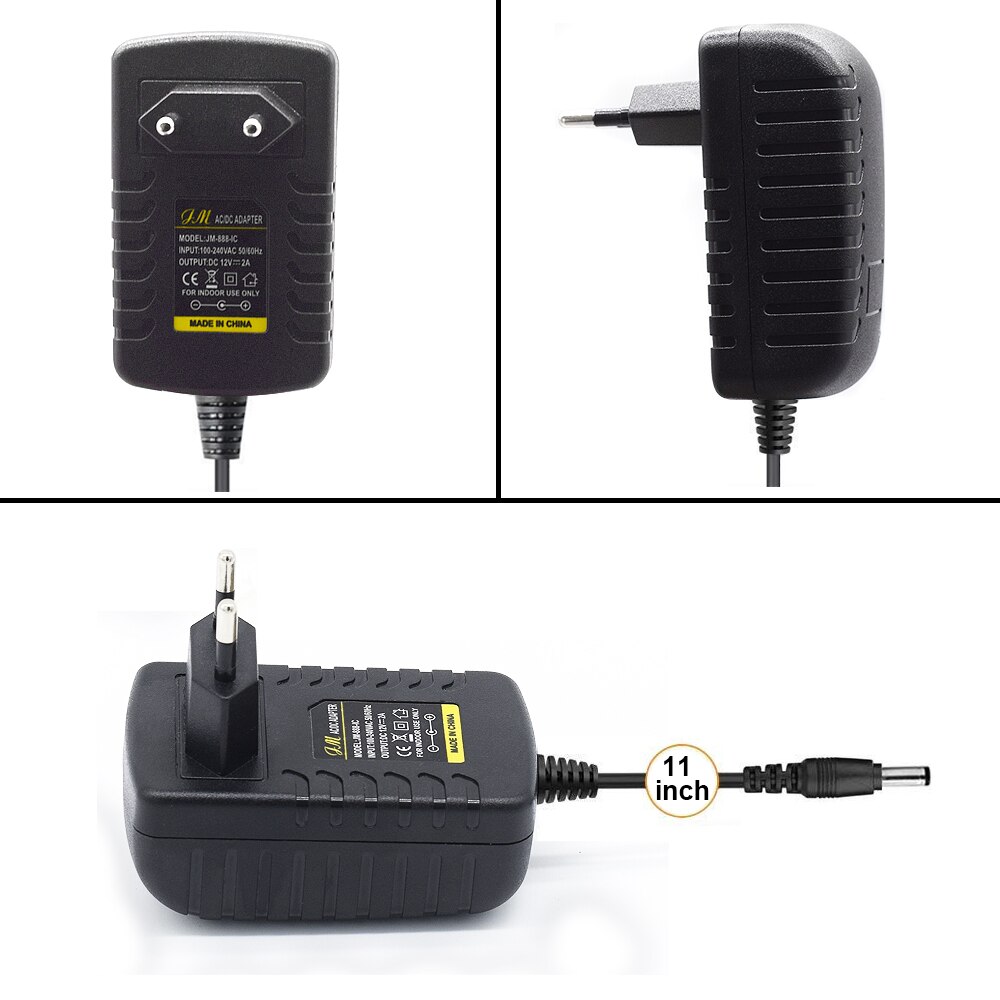 12V 2A Universal Power Adapter Supply Charger adapter Eu Us for LED light strips