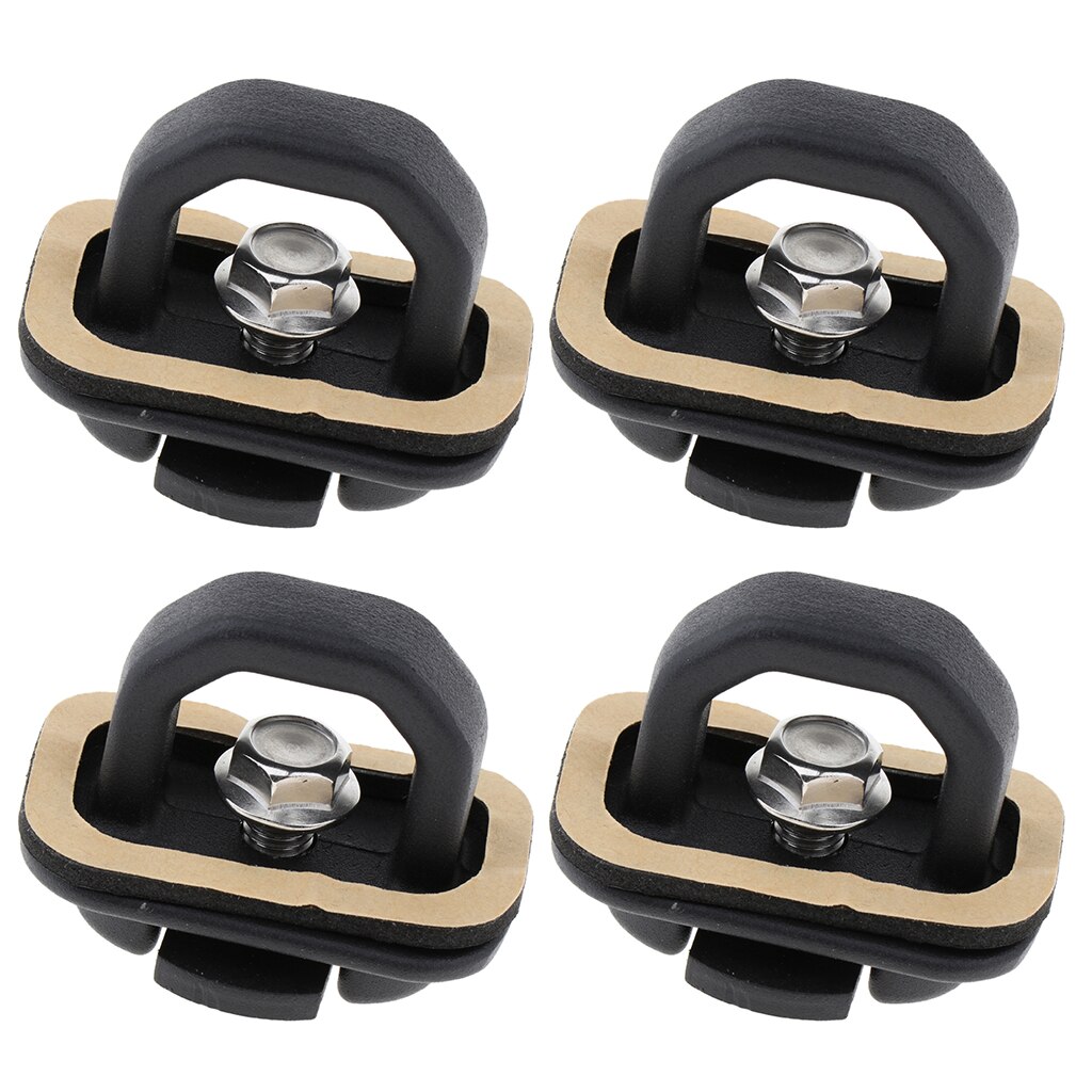 4 piece Bull Ring Retractable Super Duty Bed Tie Downs Tie Down Anchors