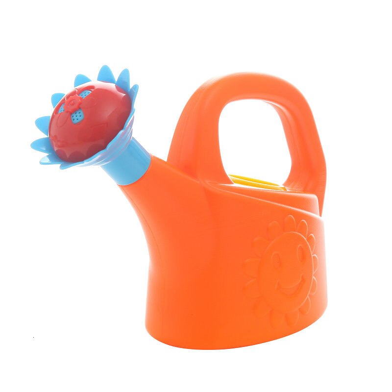 Børn plastik vandkande til blomster/til børn lille hane kedel sød/plastik/bonsai vandkande baby som lege sand værktøj: Orange