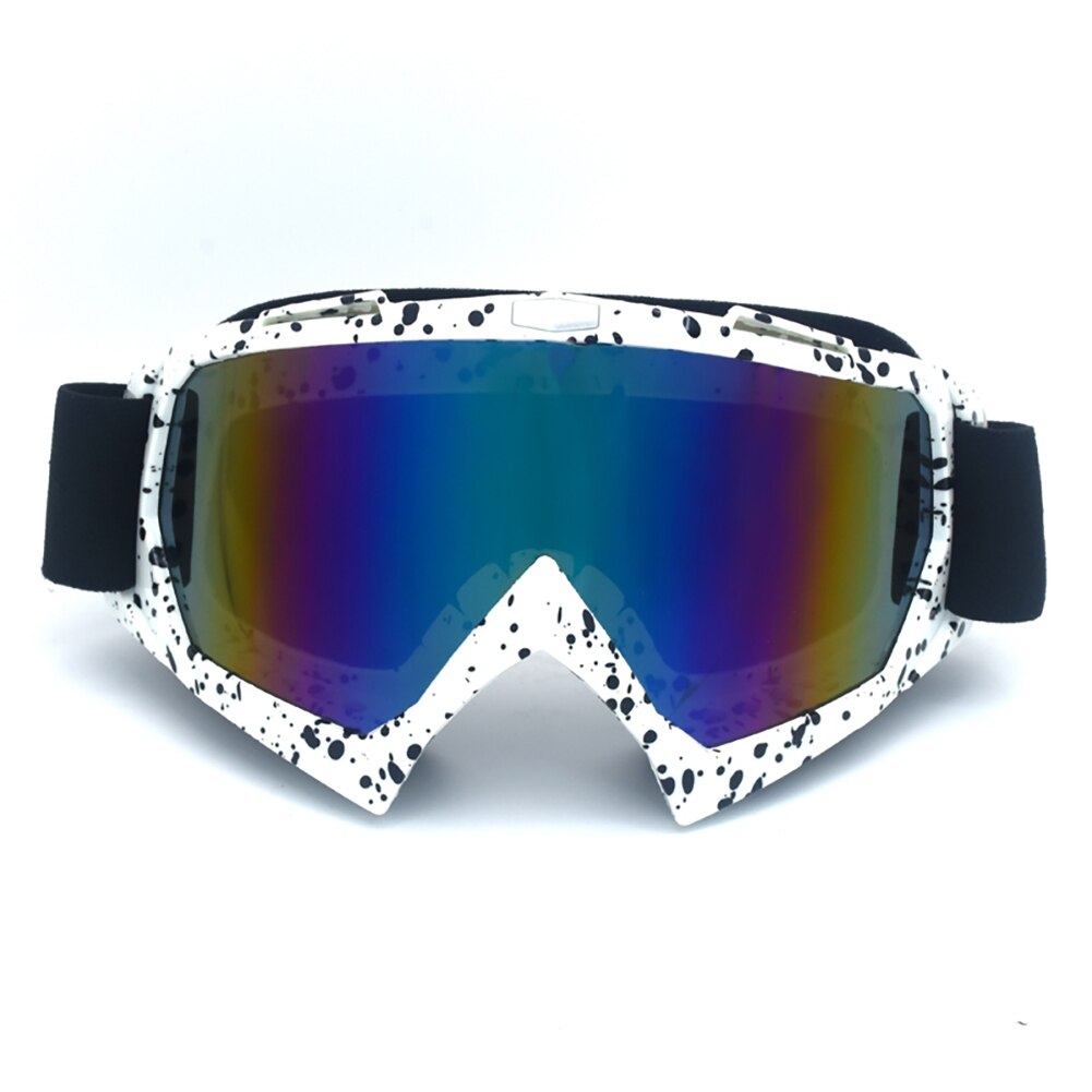 Udendørs motocross briller uv resistente downhill motocross briller støvtætte cross briller cykel briller off road motorcykel: C