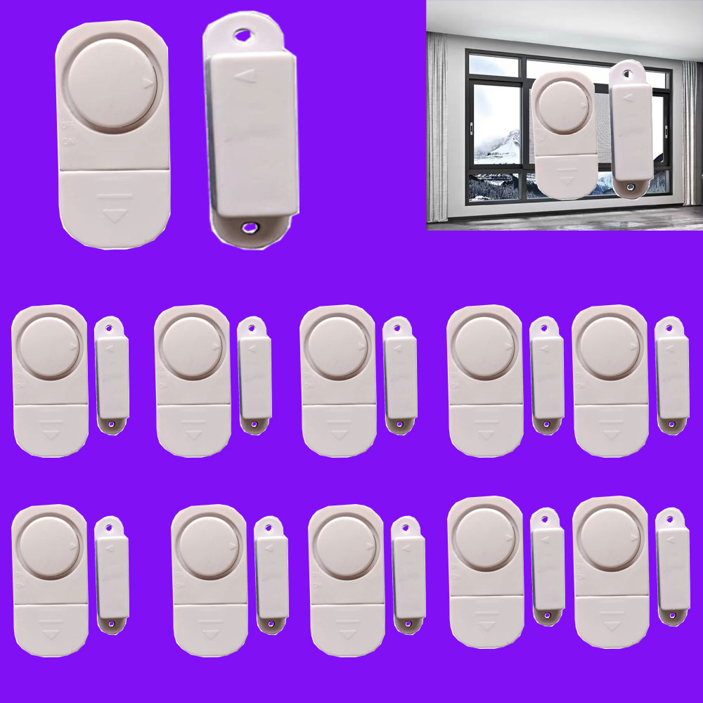 Deur En Raam Alarm Beveiliging Draadloze Thuis Raam Deur Anti-Diefstal Beveiliging Alarmsysteem Magnetische Sensor