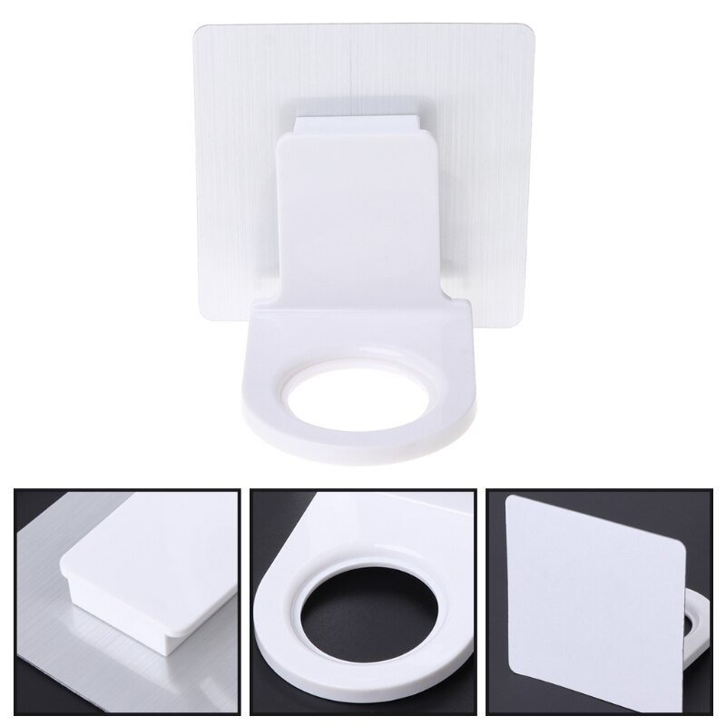 Bathroom Wall Mounted Magic Sticky Shampoo Bottle Hanging Hook Holder Organizer Max 5kg