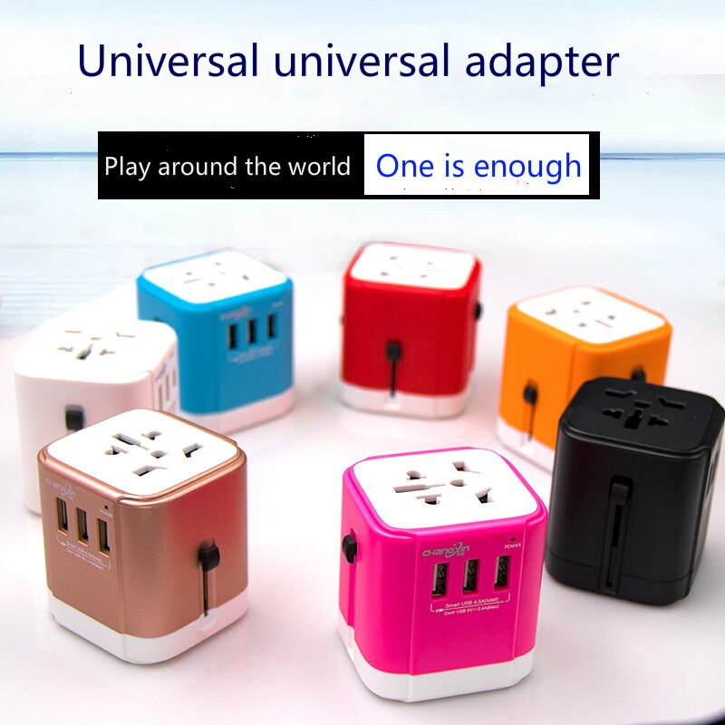 Global universal charging converter foreign power universal adapter Japan travel Korea international German standard socket