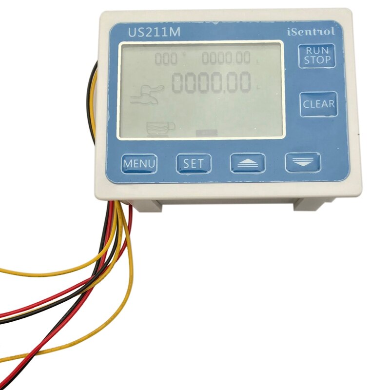Flowmåler brændstofmåler flowmåler mod flowindikator sensor benzin gear flow sensor med lcd flowmåler
