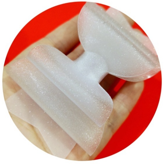 3,5 zoll Wasserdicht Prinzessin Griffe Gelee BöGen Haar BöGen Haarnadeln tanzen Party Bogen Haar Clip matt Strukturierte funkeln BöGen: transparent