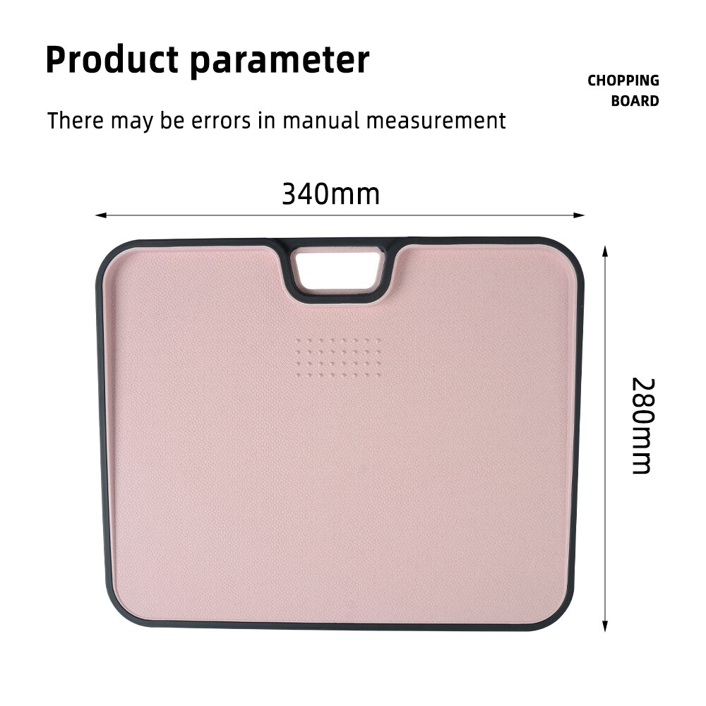 XYj Kitchen Cutting Chopping Board Can Hung Anti-Overflow And Anti-Slip Double-Sided Cooking Tools Wheat Straw Cutting Board