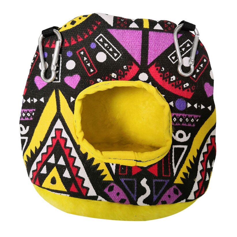 Transer-Cage à oiseaux en peluche | Toile imprimée, lit pour animal domestique, petite maison, perroquets, nid de Hamster, produits pour animaux de compagnie, 201: S