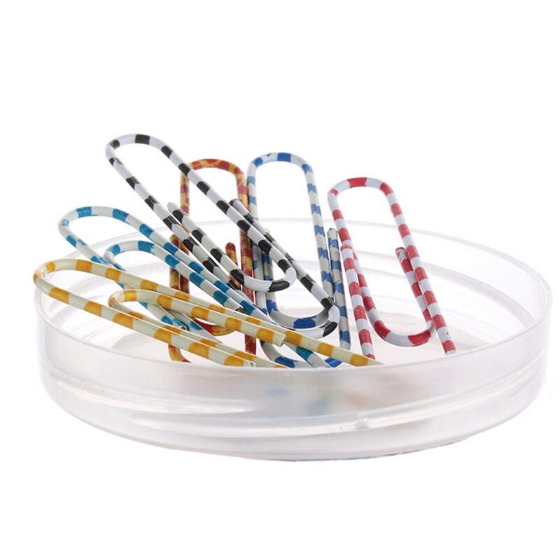 Paperclips 28 mm gekleurd – 100 stuks | Verpakking Voordeel