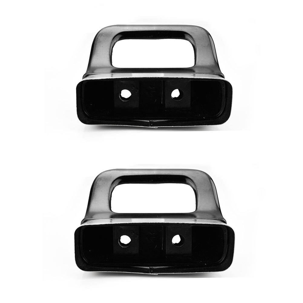 2PCS Topf Griff Pan Seite Griffe Loch Ergonomische Küche Werkzeug Haushalt Ersatz Bakelit Grip Schwarz Kurz Anti Verbrühungen