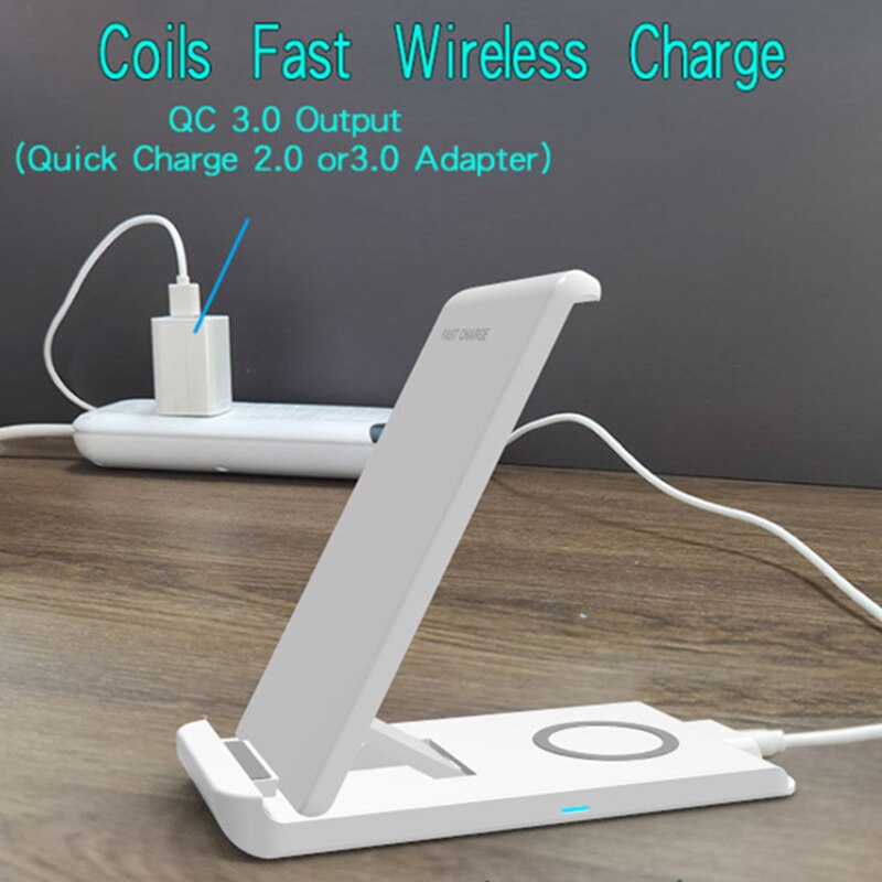 20W Schnelle Drahtlose Ladegerät Stehen 5W Drahtlose Aufladen Pad für Apfel Airpods Profi 2 iPhone 11 12 Profi max Xr 8 Ladestation Halfter