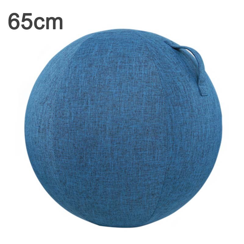 Anti-Slip Yoga Bal Cover Oefening Balans Bevalling Bal Cover Met Handdle Draagbare Yoga Pilates Gym Training Bal Cover tas: 65cm Blue
