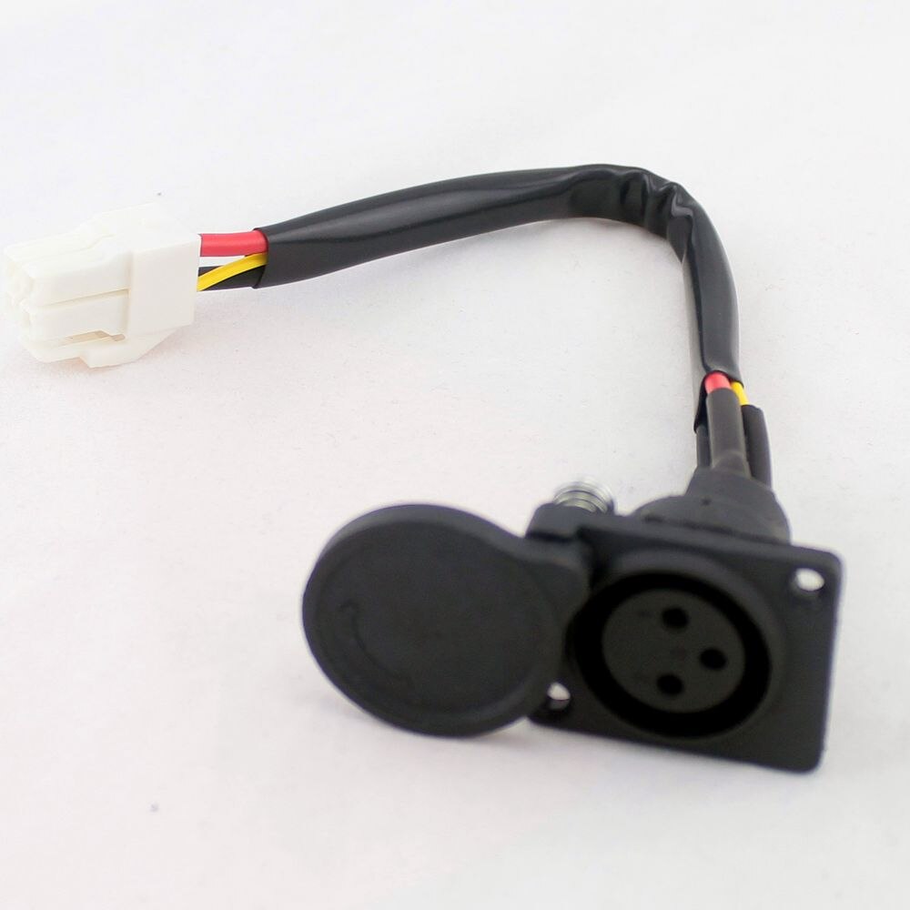 XLR Charging Port with Harness 4 pin Molex connector Assemble