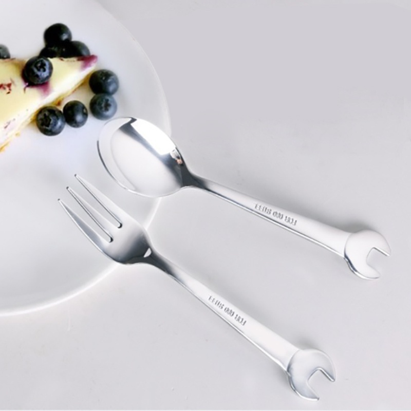 dolce di frutta Insalata forchette Posate Chiave a Forma di Cucina Articoli per La Tavola in Acciaio Inox Forchetta Cucchiaio JCFCJ78