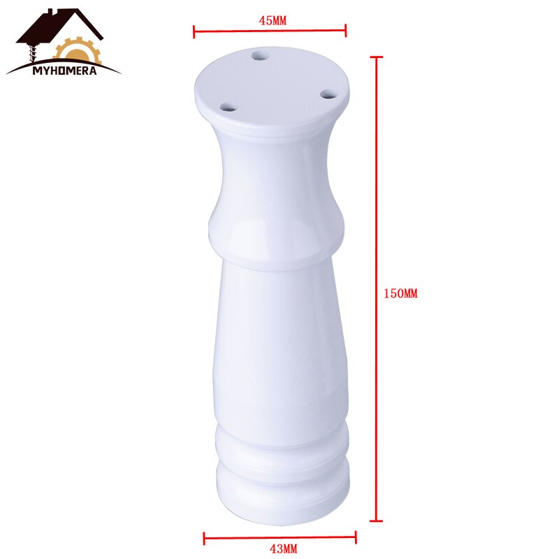Myhomera 80mm-150mm Möbel Füße Bein Einstellbare Schrank Sofa Beine Aluminium Schrank Kaffee Tee Tisch Schlecht Schutzhülle fuß: Farbe B 150mm