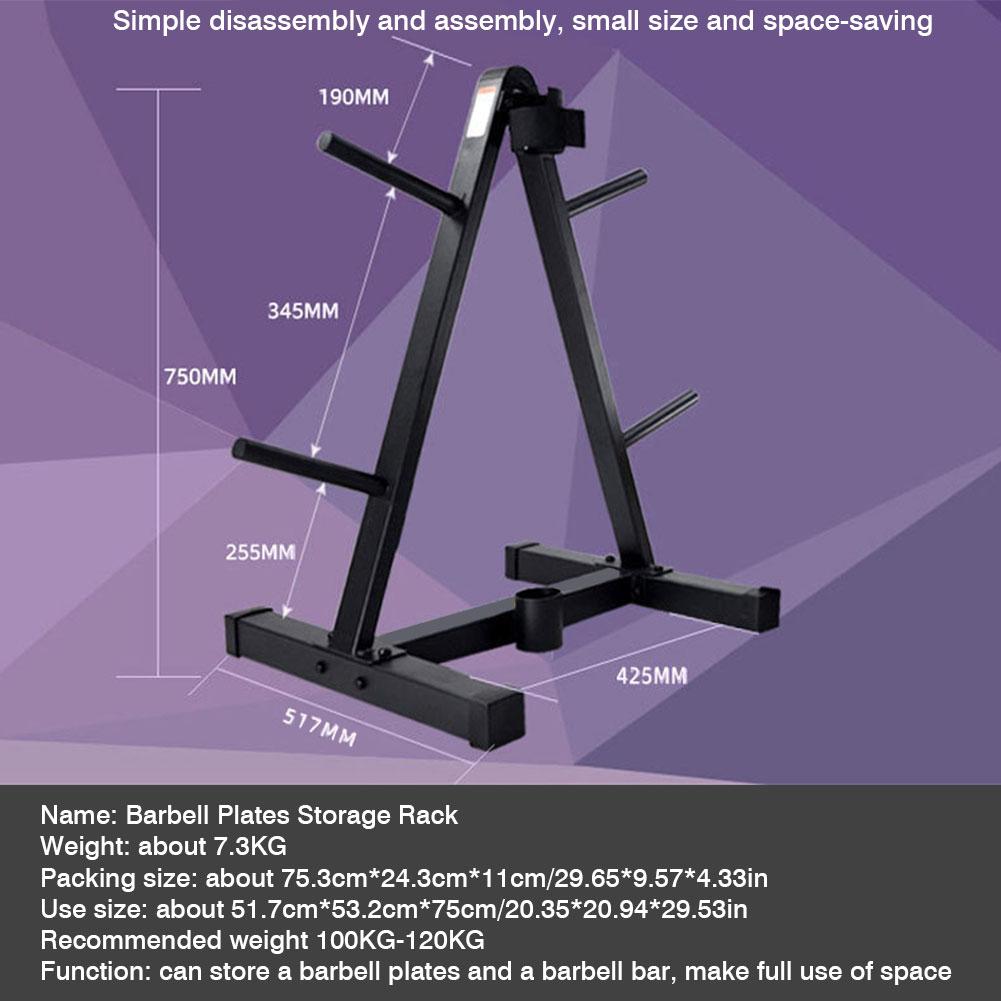 Barbell Plates A Frame Rack Standard Weight Plates Storage Floor Stand Barbell Rack Home Fitness Barbell Storage