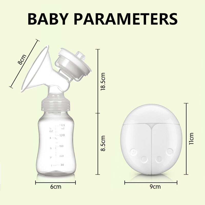 Borstkolf Babyuitsteeksel Elektrische Zuig Melk Pomp Voeden Borsten Pompen Melk Fles Zuigen Postpartum Levert Accessoires